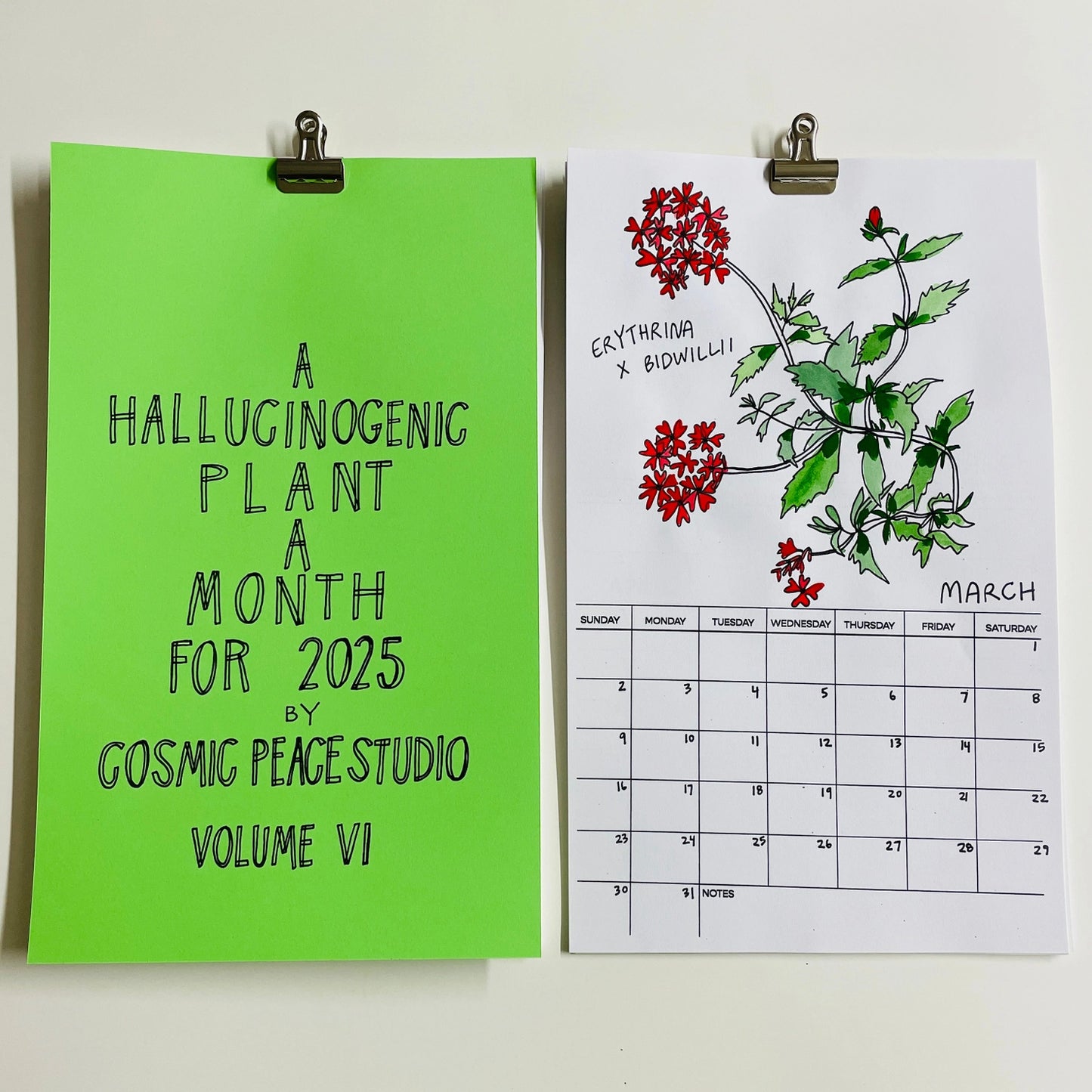 Hallucinogenic Plant A Month 2025 Calendar