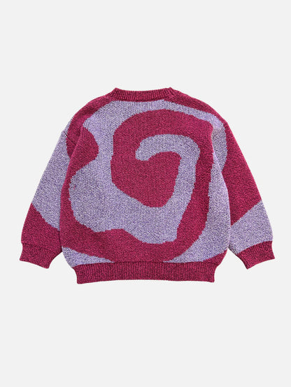 Swirl Sweater - Pink/Purple