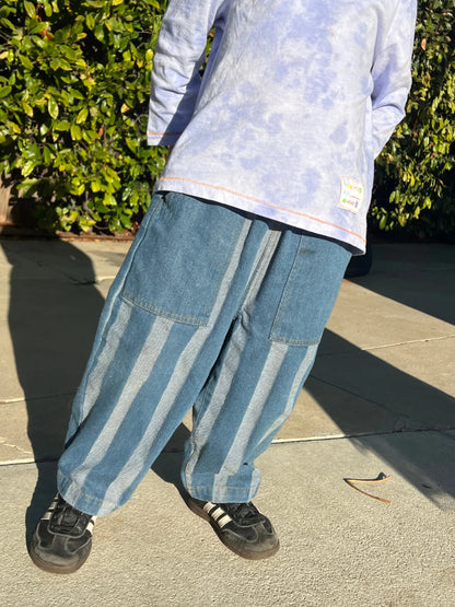 Stripe Double Trouble Jeans.
