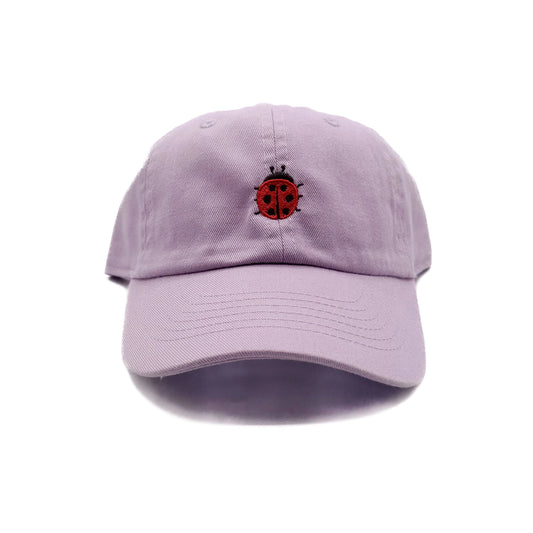 Tiny Ladybug Baseball Hat - Lilac