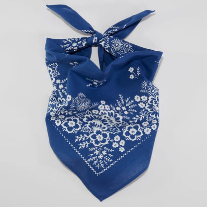 Cotton Field Bandana - Azure Blue