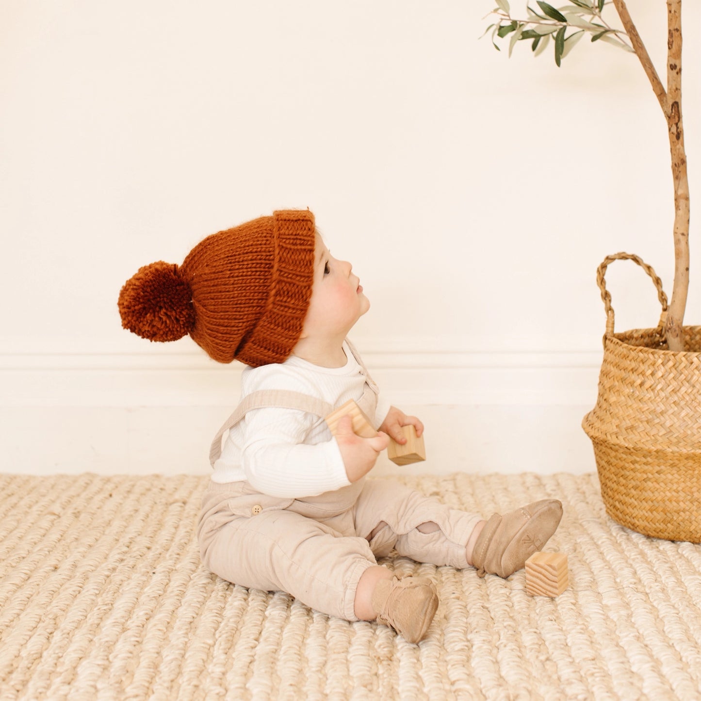 Classic Pom Hat - Cinnamon
