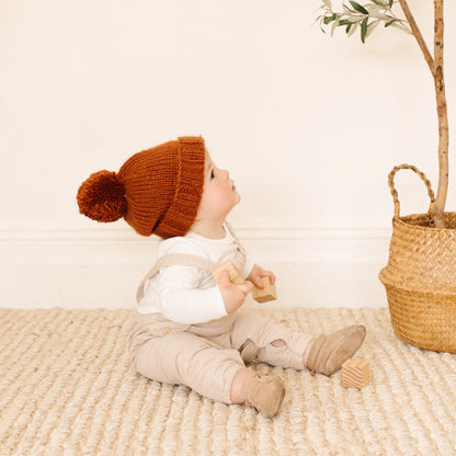Classic Pom Hat - Cinnamon