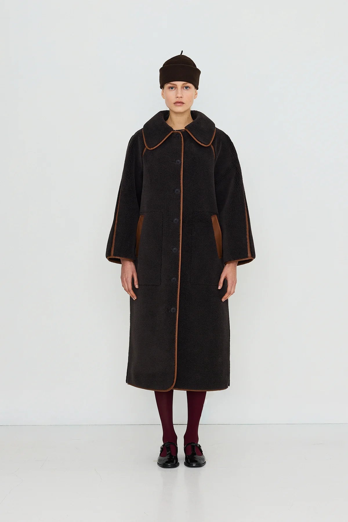 Reversible Vegan Long Coat