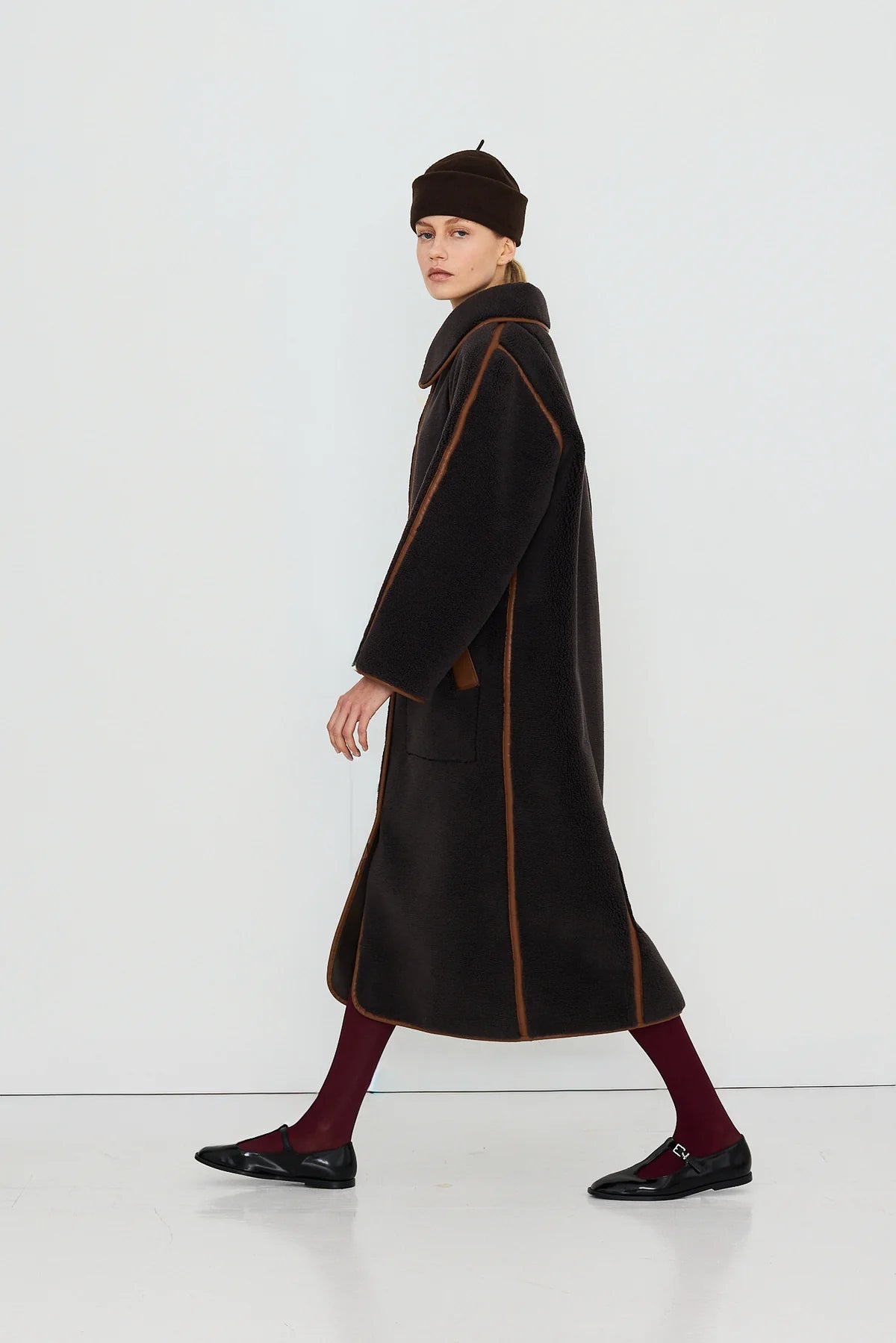 Reversible Vegan Long Coat