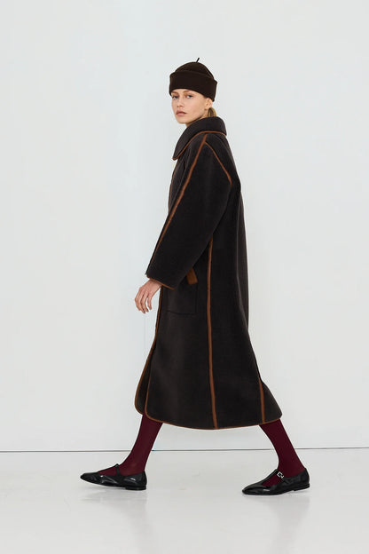 Reversible Vegan Long Coat
