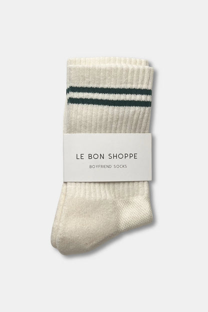 Boyfriend Socks - Parchment