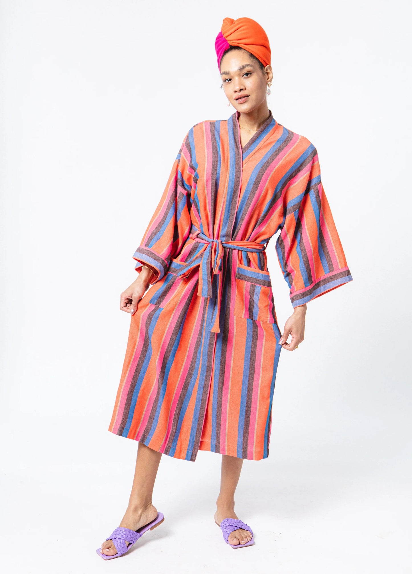 Stripe Robe in Daze