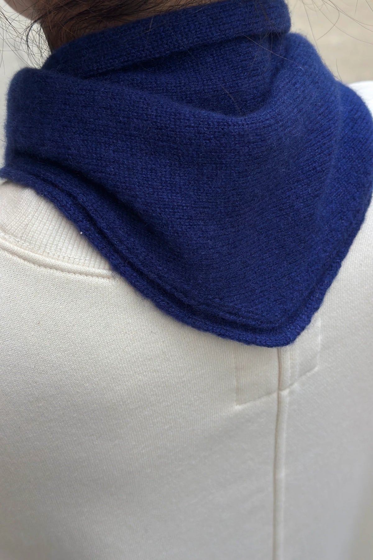 Cashmere Bandana - Navy