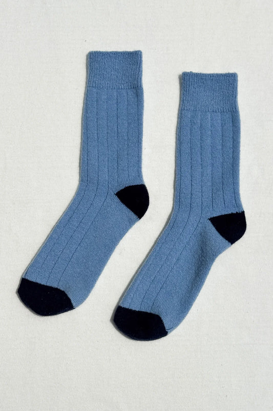 Classic Cashmere Socks - Bluebell