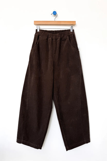 Corduroy Arc Pants- Chocolate