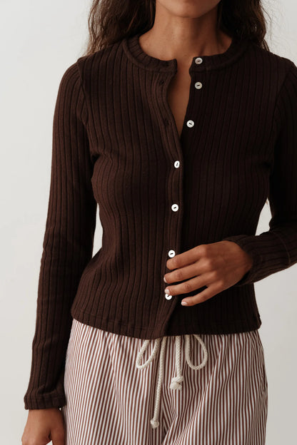 The Sweater Rib Cardigan