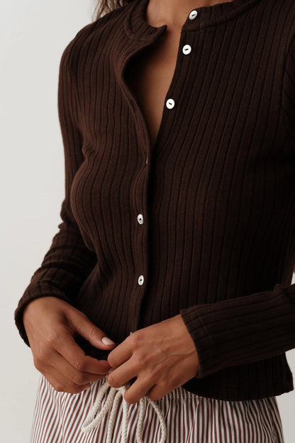 The Sweater Rib Cardigan
