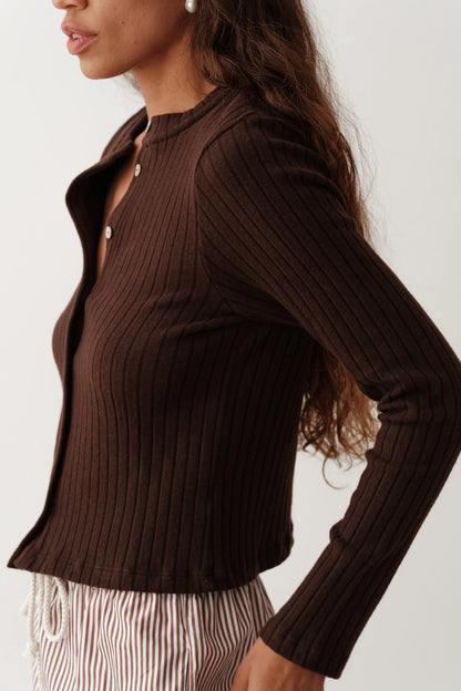 The Sweater Rib Cardigan