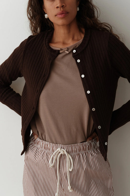 The Sweater Rib Cardigan