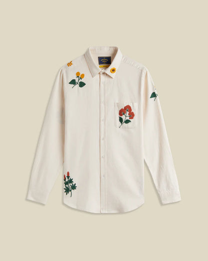 Embroidery Flannel Shirt