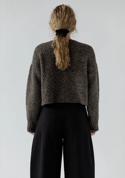 The Quinn Cardigan- Charcoal