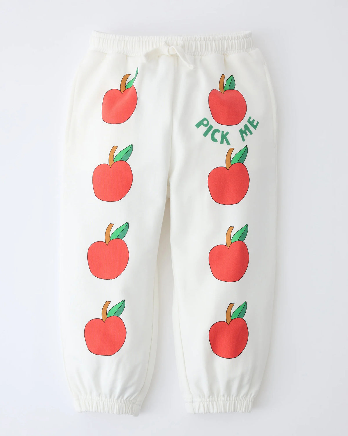 French Terry Jogger - Ivory Apple