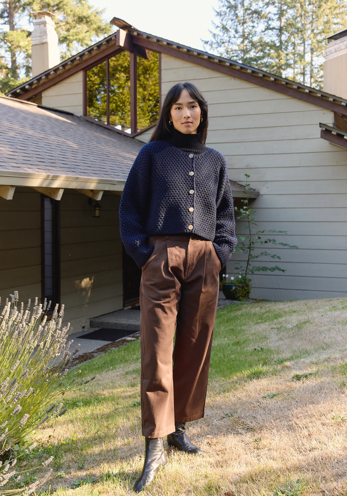 Quinn Cardigan - Navy