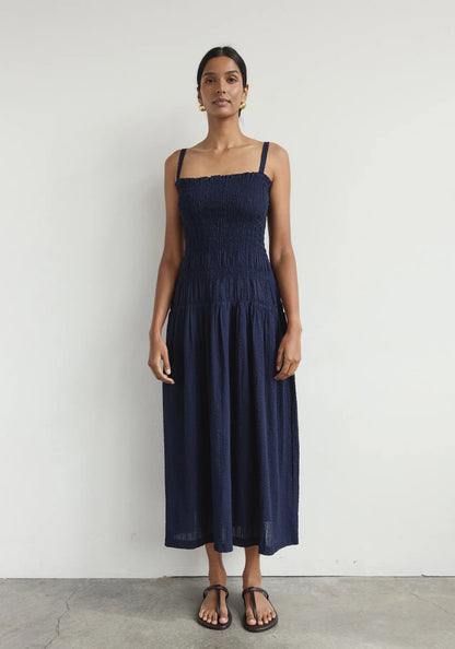 Lucia Dress - Navy