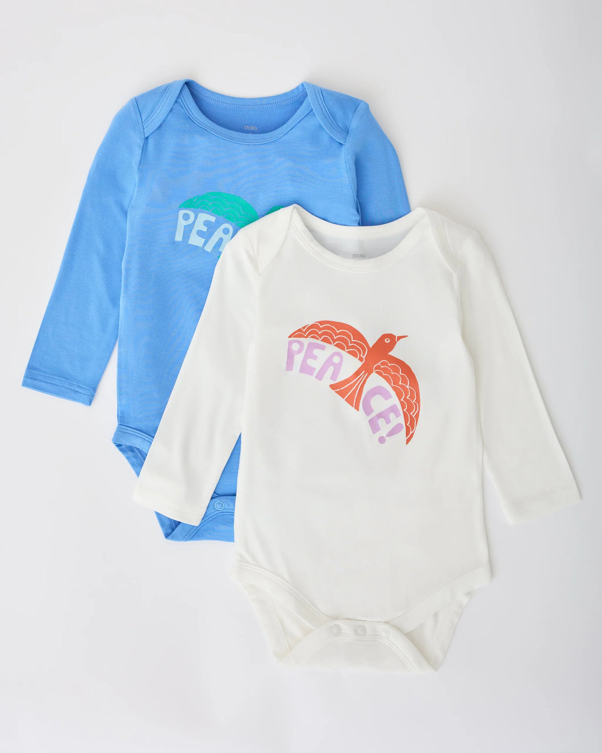 Long Sleeve Onesie (Pack of 2) -  Bird