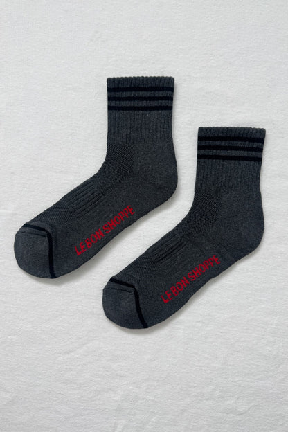 Girlfriend Socks - Soot.