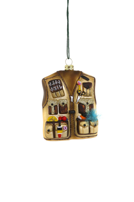 Fly Fishing Vest Ornament