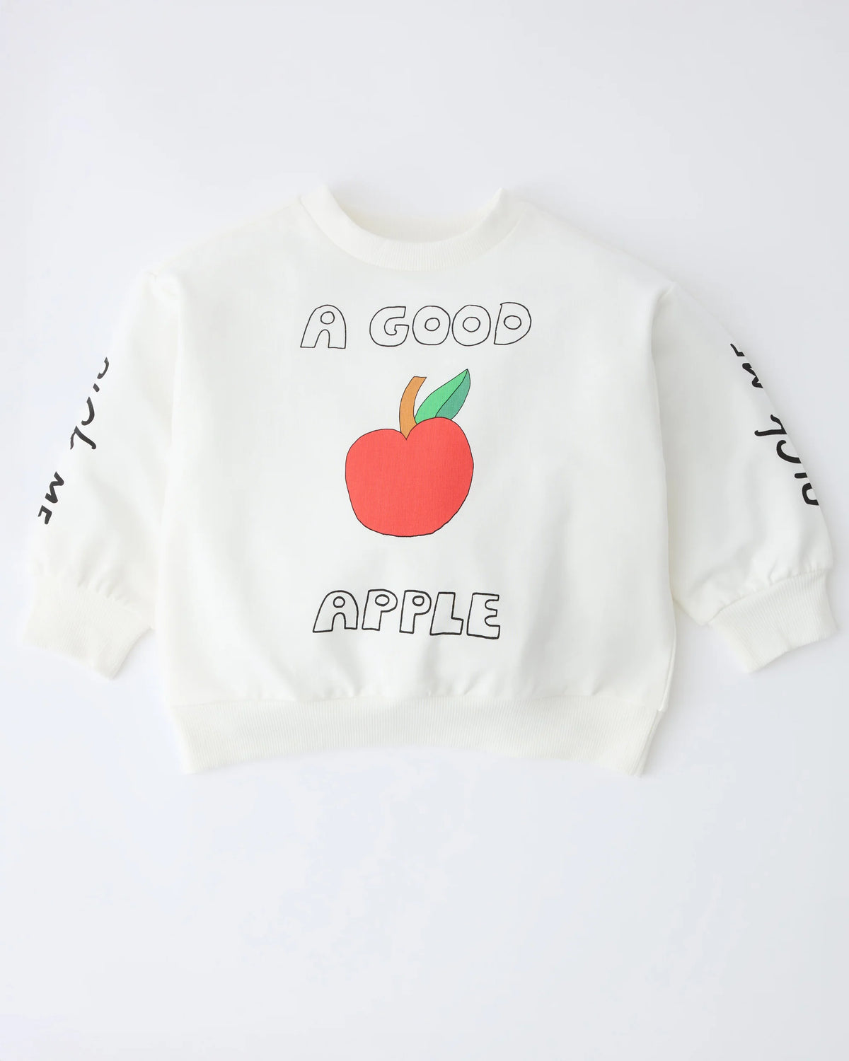 Graphic Sweatshirt - Ivory Apple.