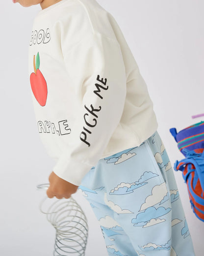 Graphic Sweatshirt - Ivory Apple.