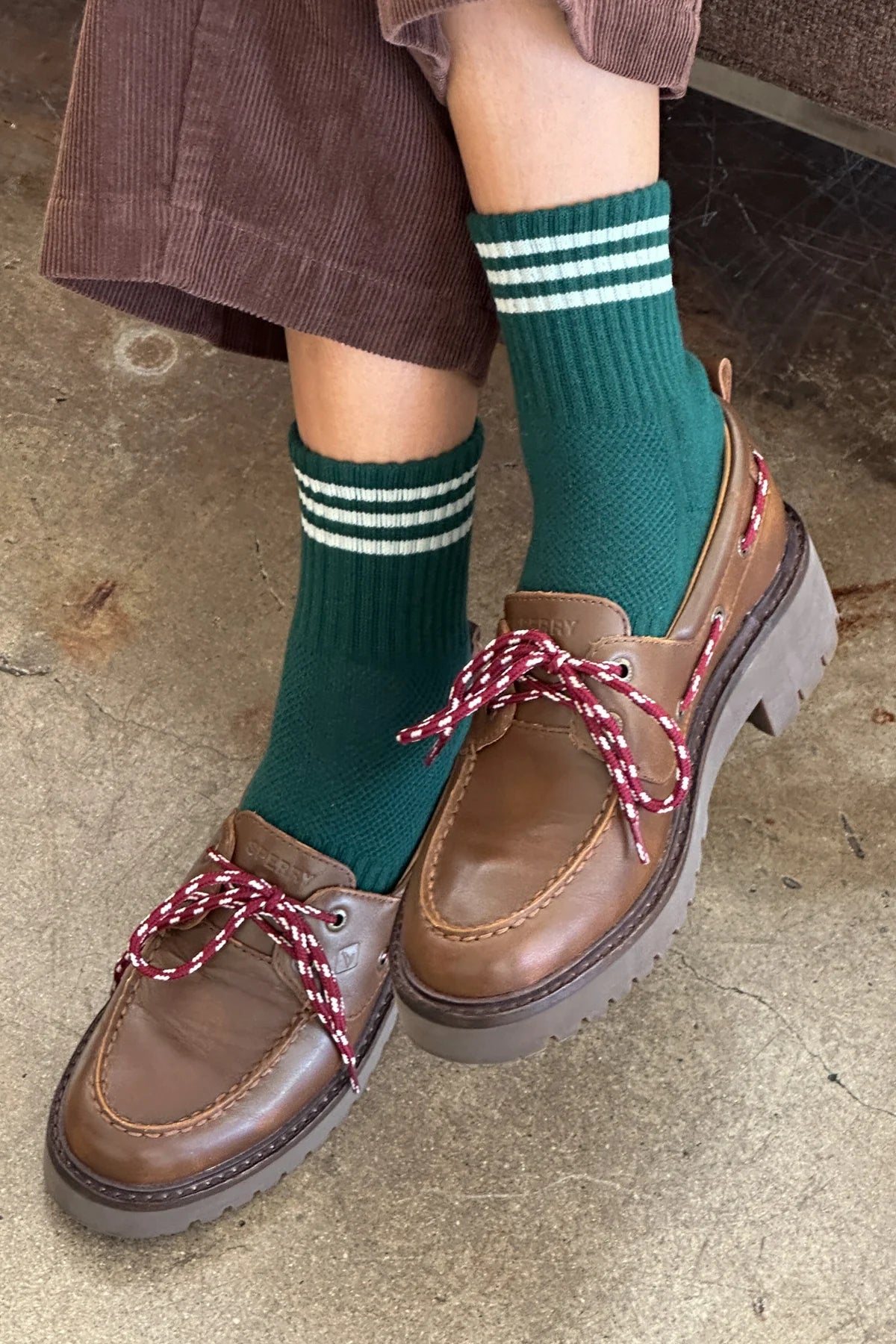 Girlfriend Socks - Hunter Green