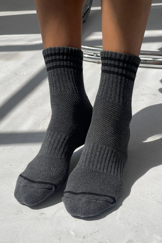 Girlfriend Socks - Soot.