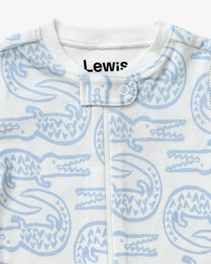 Zip Sleeper - Alligator | Bay Blue