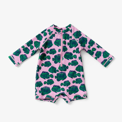 Baby Rashguard Suit Angelfish | Tropical