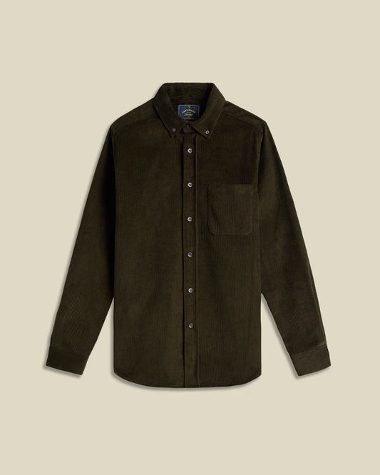 Lobo 2.0 Long Sleeve Corduroy Shirt - Olive