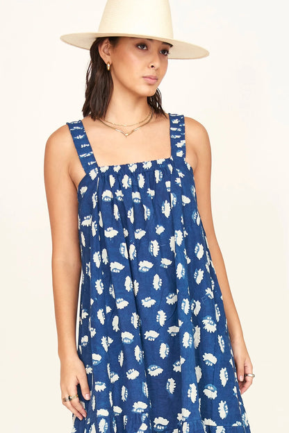 Monaco Dress - Indigo Conch
