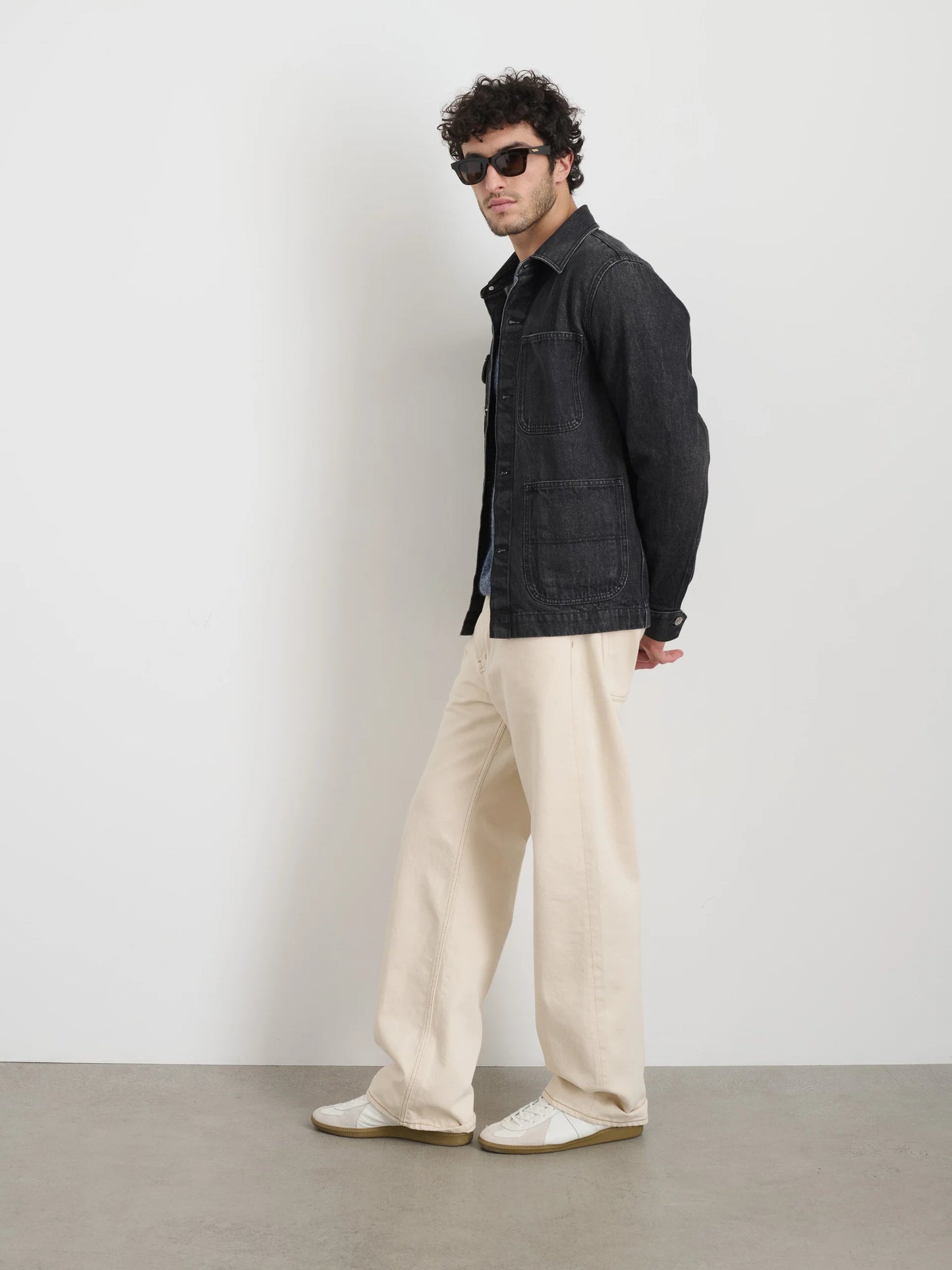 Work Jacket in Vintage Wash Denim