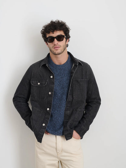 Work Jacket in Vintage Wash Denim