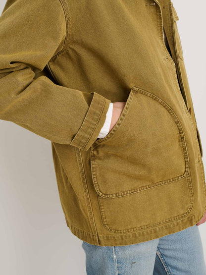 Frontier Jacket in Canvas- Khaki