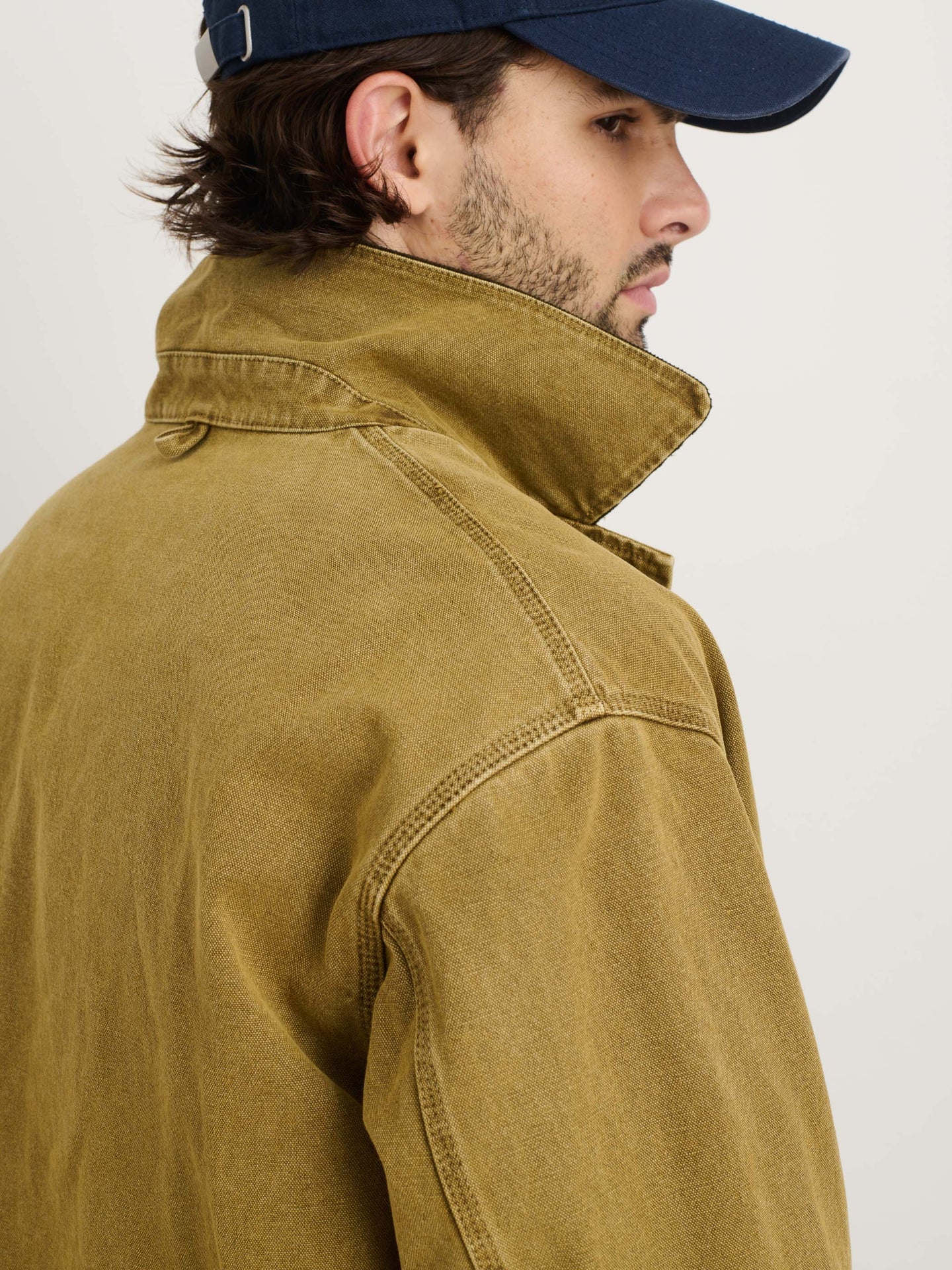 Frontier Jacket in Canvas- Khaki
