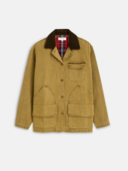 Frontier Jacket in Canvas- Khaki