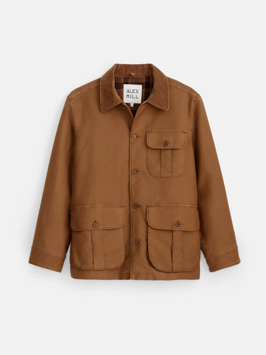 Clifton Jacket in Moleskin - Latigo.