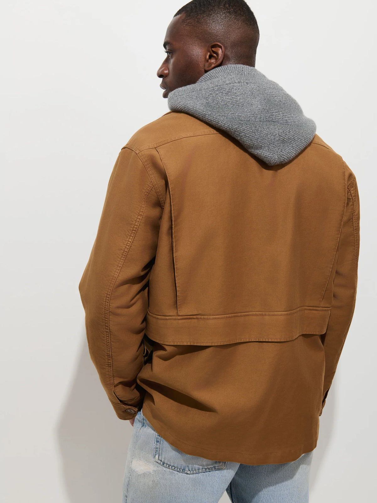 Clifton Jacket in Moleskin - Latigo.