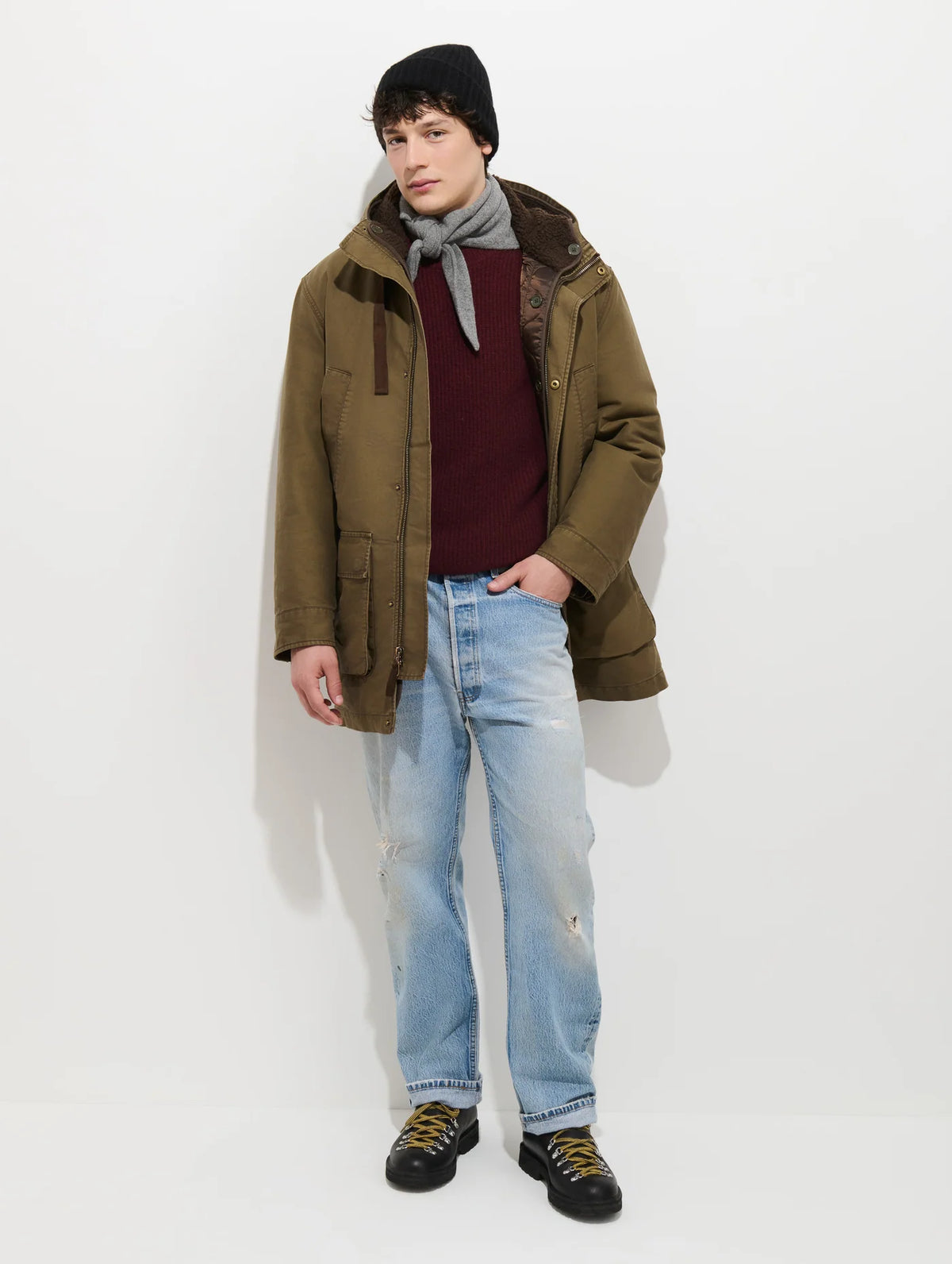Ashby Parka in Vintage Twill
