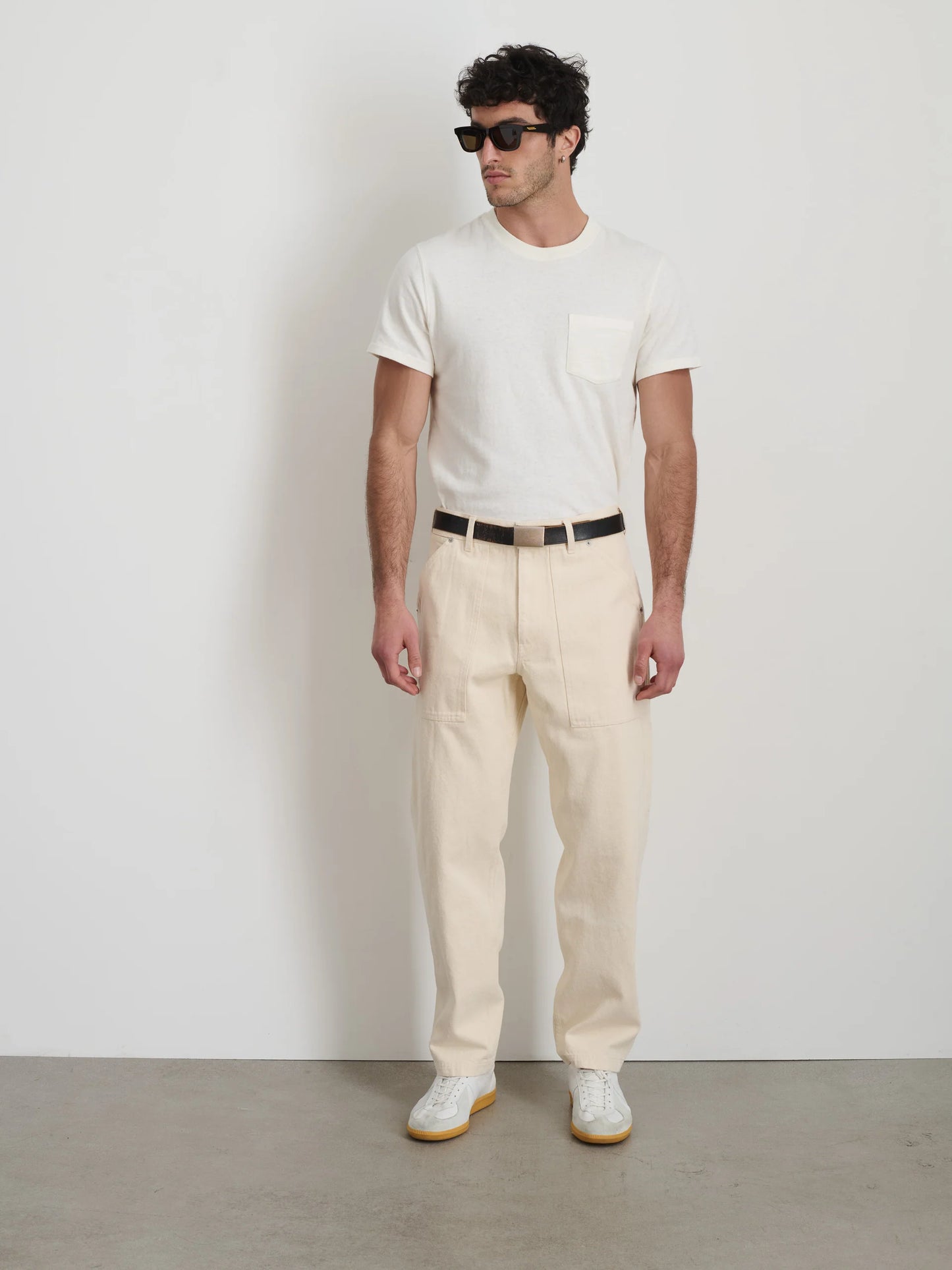 The Painter Pant in Recycled Denim - Natural