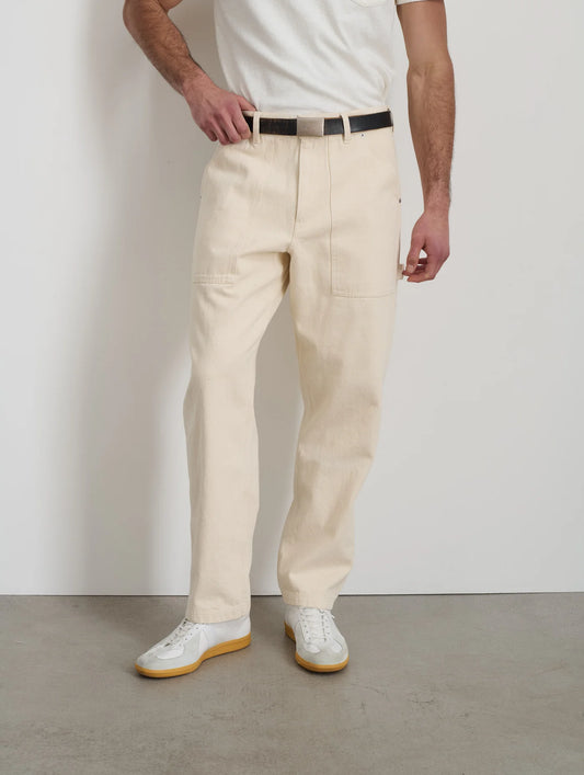 The Painter Pant in Recycled Denim - Natural