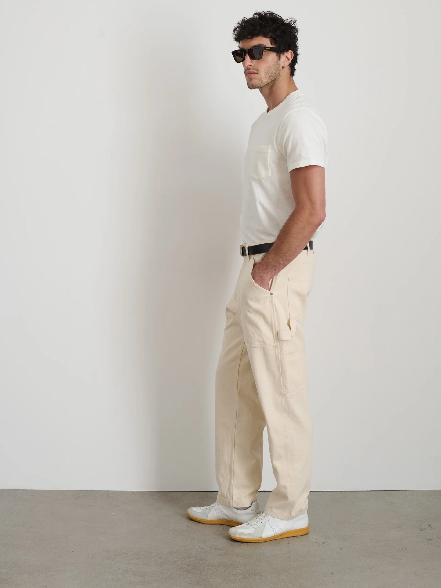 The Painter Pant in Recycled Denim - Natural