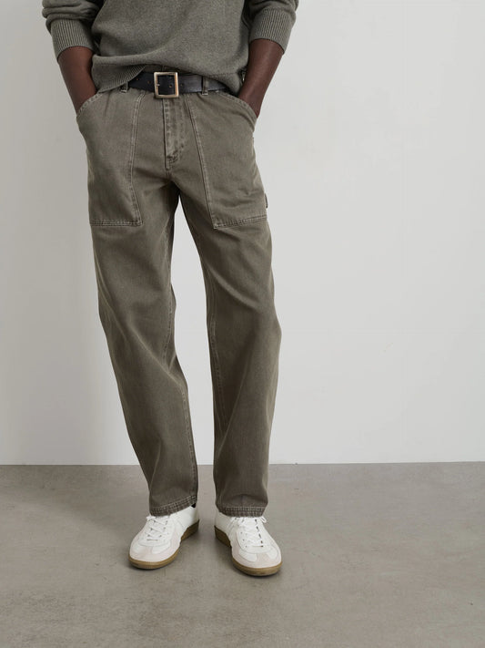 Painter Pant in Recycled Denim - Thyme