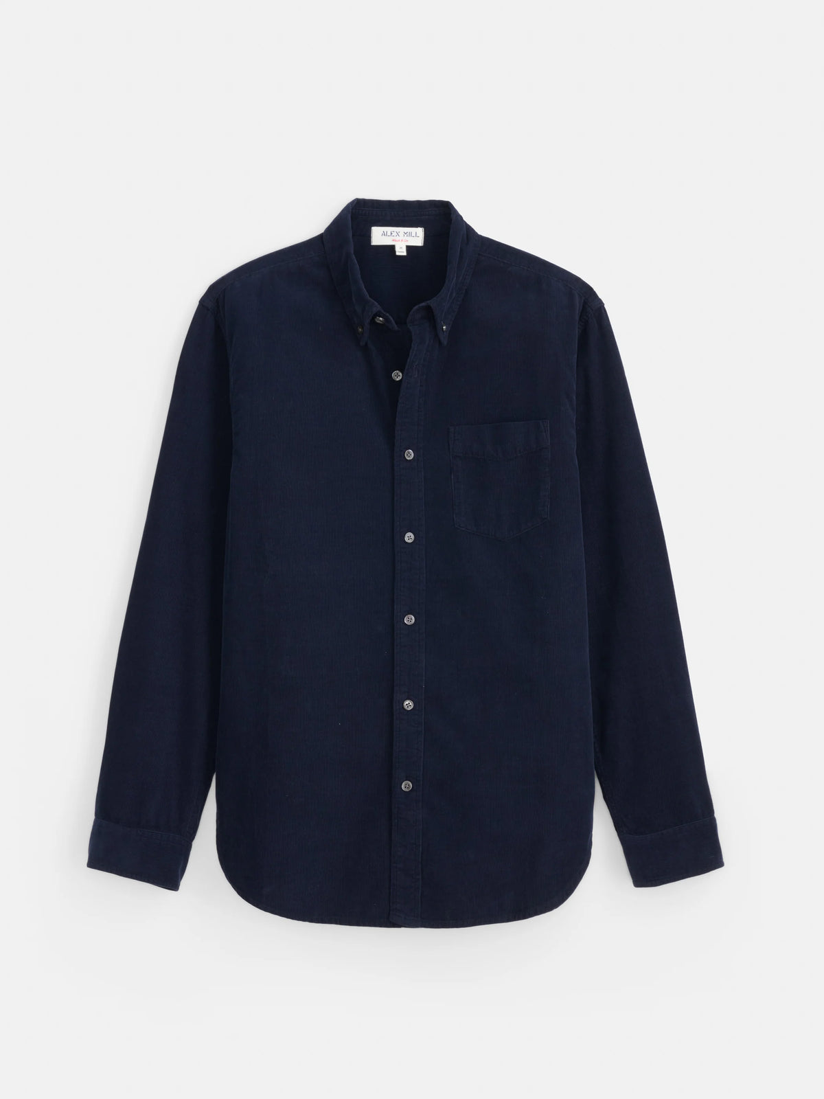 Mill Shirt in Fine Wale Corduroy - Navy