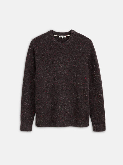 Donegal Crewneck Sweater - Pinot Noir