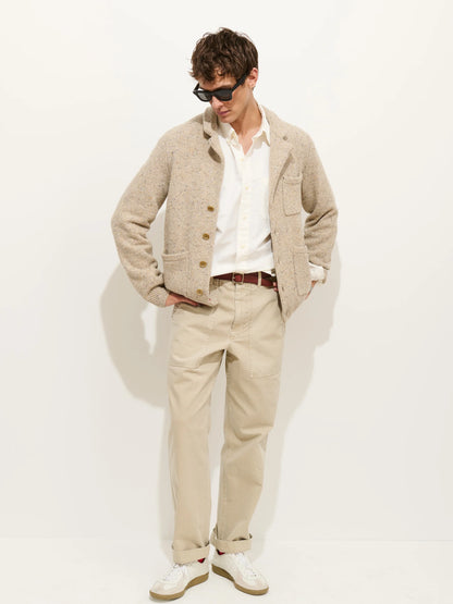 Donegal Mitchell Cardigan - Oatmeal